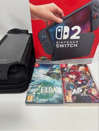 Nintendo Switch 2 con juegos