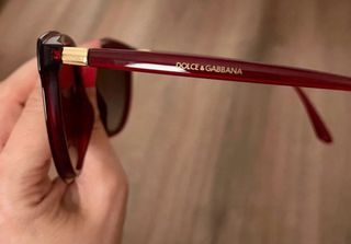 Occhiali da sole rossi Dolce & Gabbana