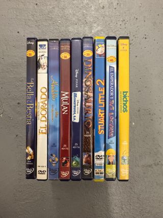Pack 9 Películas Disney DVD