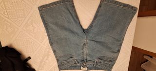 Calções de ganga azuis para homem