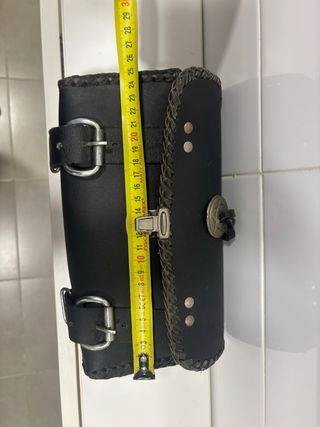 Harley Davidson Bolso Negro Cuero