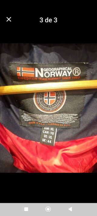 Chaqueta Norway Azul