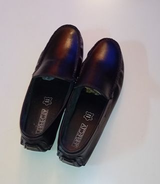 Mocasines de piel Perfecta negros