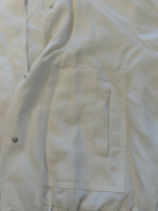 Cazadora Bomber Zara Blanca Talla S