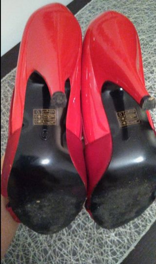 Scarpe rosse con tacco