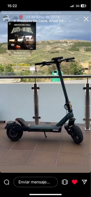 Patinete eléctrico para piezas