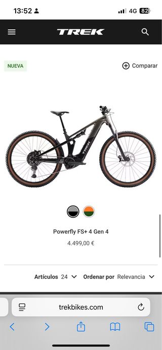 Bicicleta Eléctrica Trek Powerfly 4