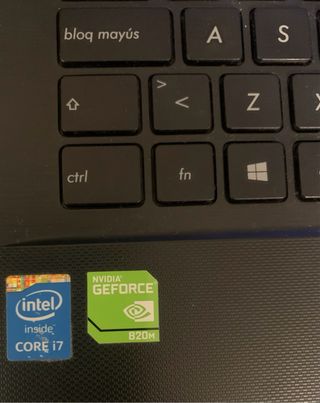 Portátil Asus i7 Negro