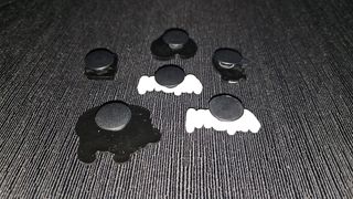 6 adornos para zapatos: corazón y panda