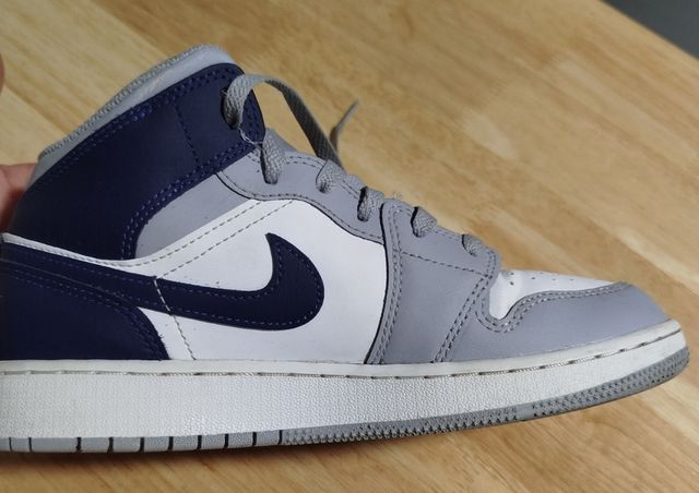 Nike Air Jordan 1 Niño Azul/Gris