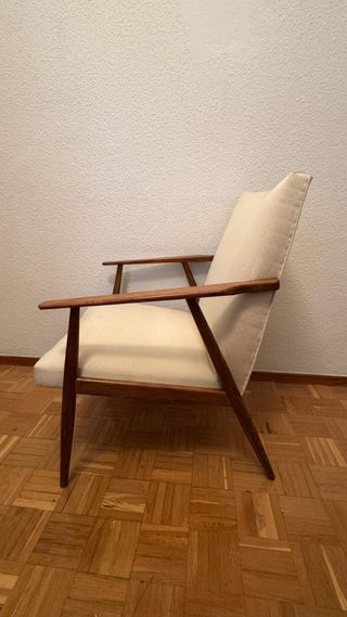 Butaca vintage años 70 madera