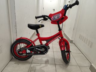 Bicicleta Infantil Ferrari Roja