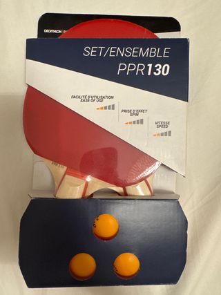 Set Palas Ping Pong PPR130 + 3 Bolas