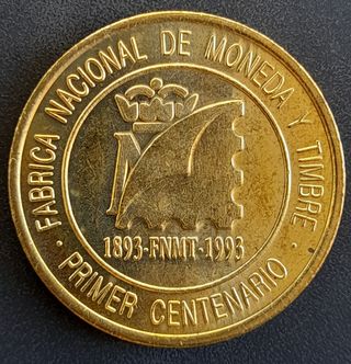 Medalla XXV Feria Nacional Sello FNMT