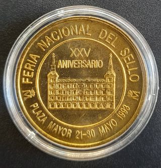 Medalla XXV Feria Nacional Sello FNMT