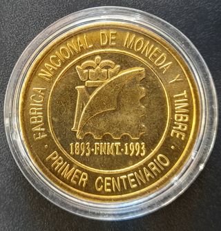 Medalla XXV Feria Nacional Sello FNMT