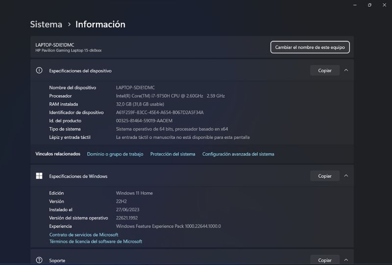 HP Gaming i7 32GB RAM 1TB SSD GTX 1650 afbeelding 6