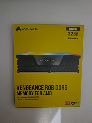 Corsair Vengeance 32GB DDR5 RGB Negro sin abrir