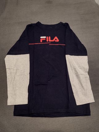 Camiseta Fila Manga Larga Niño T.14