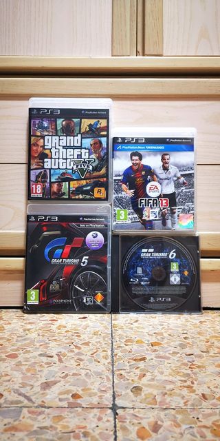 LOTE DE 4 JUEGOS DE PS3