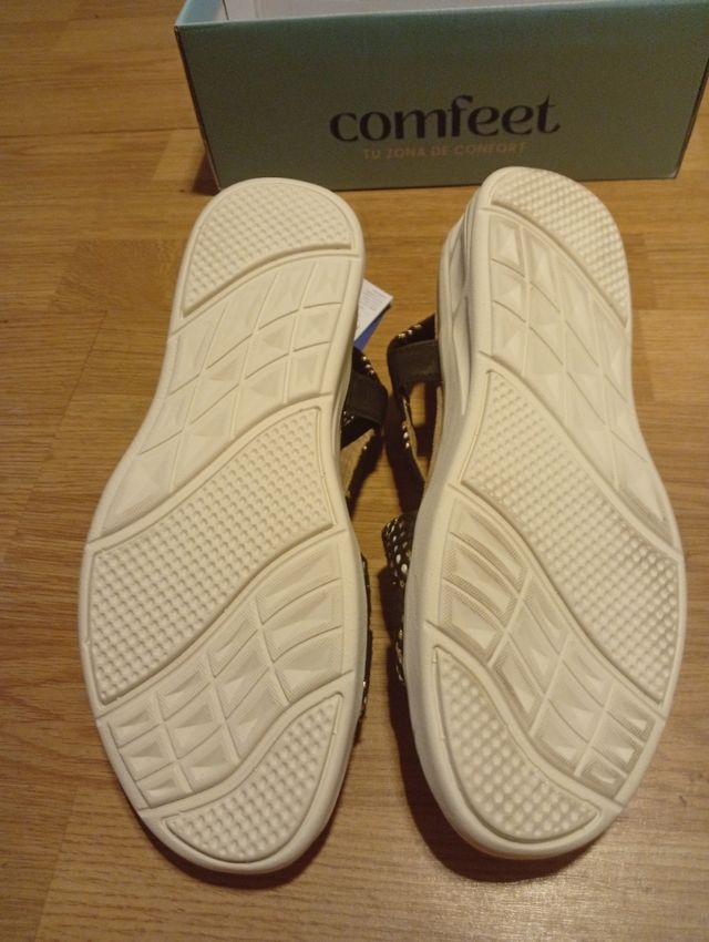 Sandalias Comfeet Negras Nuevas