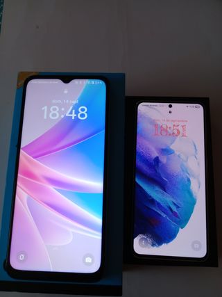 OPPO a 78 5g e Samsung Galaxy S21 5g