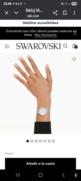 Reloj Swarovski Mujer Plata