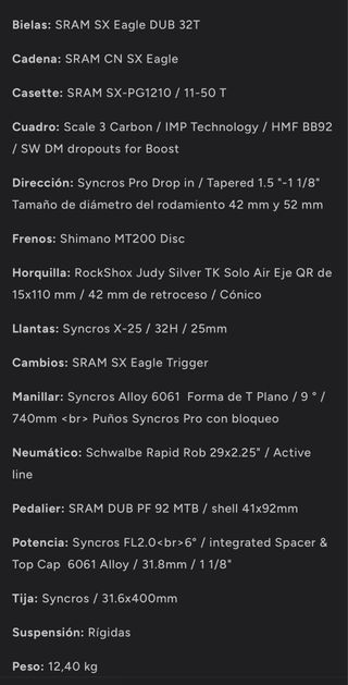 Scott Scale 940 Carbono