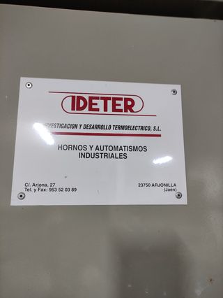 Horno industrial cerámica gas