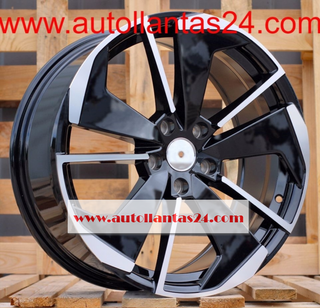 8813 JUEGO DE 4 LLANTAS SKODA BLACK METAL