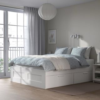 Cama Matrimonio Ikea Blanca