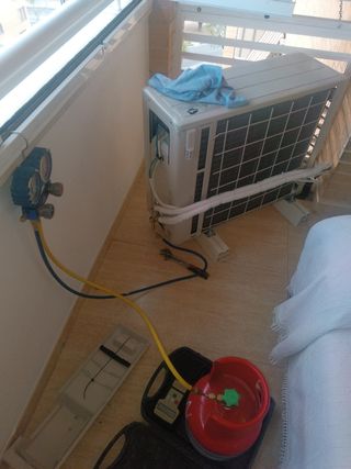 Se instala aires acondicionados,calentadore