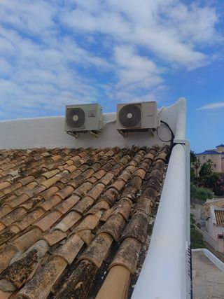 Se instala aires acondicionados,calentadore