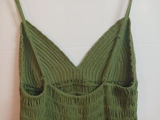 Vestido playero Calzedonia verde