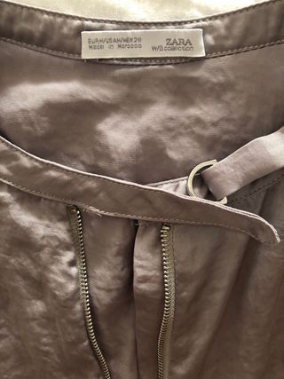 Bomber gris plata Zara
