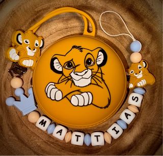 Catenella portaciuccio personalizzabile Simba