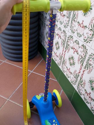 Patinete infantil 3 ruedas azul