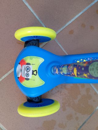 Patinete infantil 3 ruedas azul