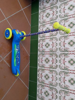 Patinete infantil 3 ruedas azul