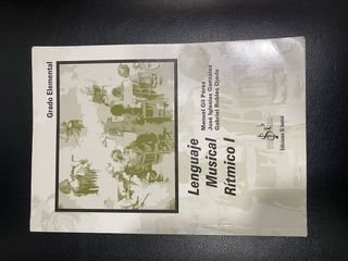 Libro Lenguaje Musical Rítmico I