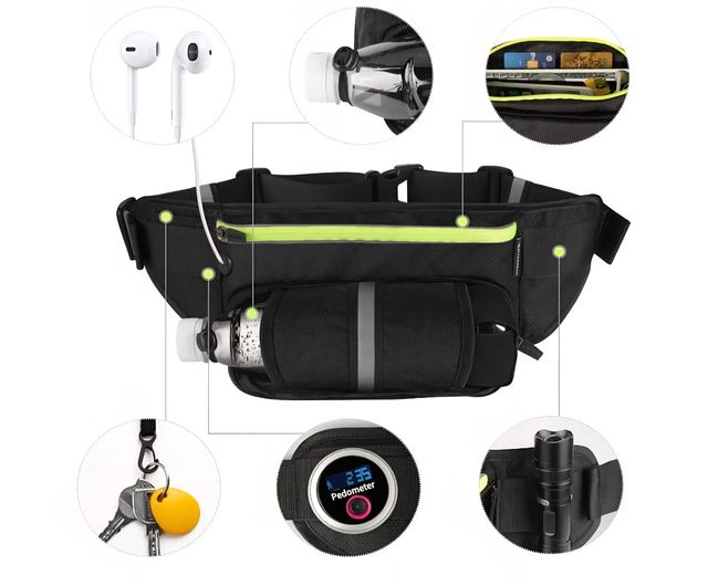 Cinturón de Correr con Porta Botella