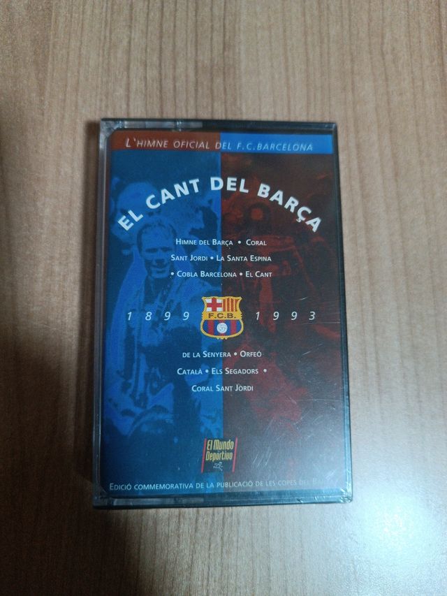Cinta Casete El Cant del BarçaFCB (con el plastio)