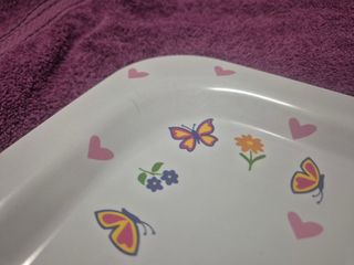 Bandeja Barbie con Corazón y Mariposas