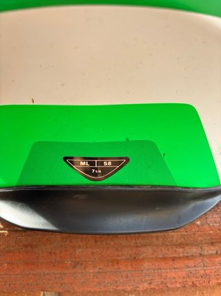 Casco AGV Nero, Verde e Bianco TG. ML 58 7 1/4