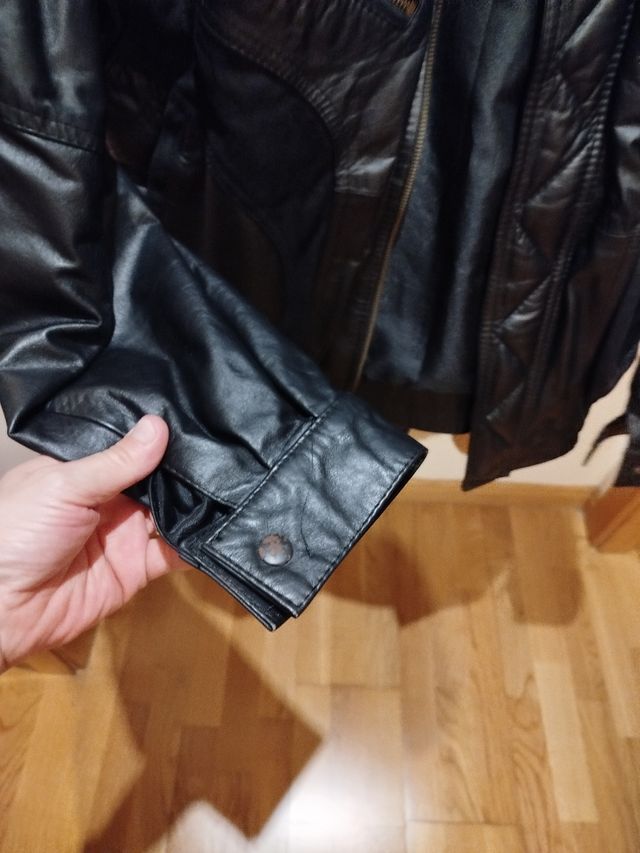 Cazadora vintage chico negra