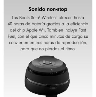 Beats Solo 3 Inalámbricos Negros ORIGINALES