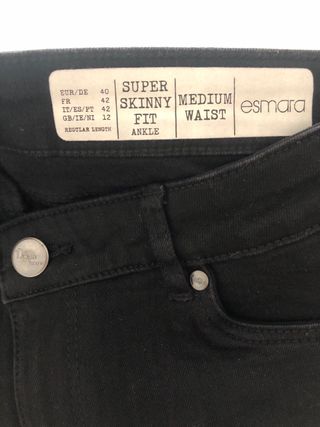 Pantalones vaqueros negros Esmara