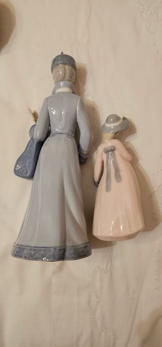 Lote 2 figuras porcelana Avon y Rex