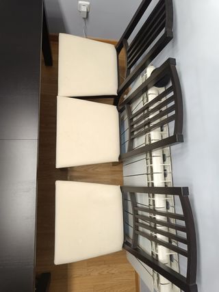 Mesa extensible IKEA y 6 sillas