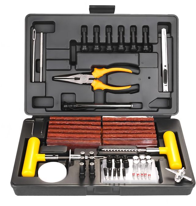 Kit Reparación Neumáticos 100 Piezas
